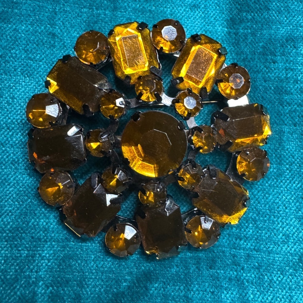Vintage Amber Brooch